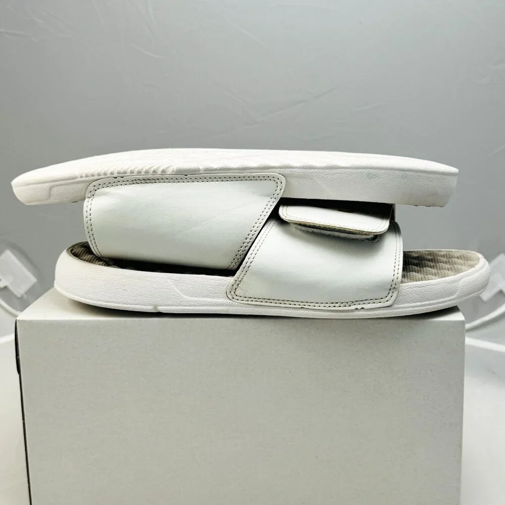 ISlide San Diego Padres Unisex Slides US 7 Palm Design Synthetic Upper White